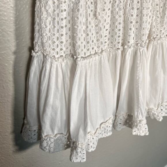 Misa Los Angeles Sarika Mini Dress White Ivory Size Medium - Picture 14 of 16